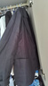 無印良品（MUJI）男式 漢麻水洗夾克男士外套25年夏季男裝西裝小西服休閑AD0WRC5S 黑色 S (165/84A) 曬單實拍圖
