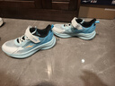 鴻星爾克兒童運動(dòng)鞋男童運動(dòng)鞋夏季網(wǎng)面透氣休閑鞋中大童慢跑鞋 爾克白/泳池藍/正黑-偏小一碼 37 曬單實(shí)拍圖