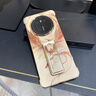 愛絢無邊框帶支架腕帶殼適用華為mate70pro+手機殼60RS保護(hù)套非凡大師超薄男女新款高級感鏡頭全包防摔 東方美學(xué)*磁吸腕帶*旋轉(zhuǎn)支架*燙金素皮【祥鳳展翅】 華為 Mate 70 Pro+ 曬單實拍圖