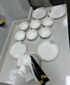 浩雅景德鎮(zhèn)陶瓷盤餐盤湯盤菜盤深盤飯盤可微波時光漫步8英寸2個裝 曬單實拍圖