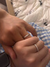 CRD克徠帝【現(xiàn)貨閃發(fā)】情韻鉆石排戒婚戒結婚訂婚鉆戒群鑲戒指 PT950鉑金 共約16分 曬單實拍圖