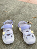 FILA斐樂(lè )兒童童鞋涼鞋2025年夏季新款男女大童抗菌防滑戶(hù)外溯溪鞋 淡紫色/霧濁粉-OT 36 曬單實(shí)拍圖