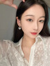 Jay新中式平安扣耳環(huán)女耳墜和田玉旗袍耳飾送女生七夕情人節(jié)禮物老婆 曬單實(shí)拍圖