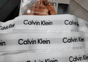 Calvin Kleinck提花腰邊純色棉質(zhì)男士三角內(nèi)褲2661三條裝七夕禮物月光白L 曬單實拍圖