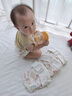 煦凜德國尿布可水洗新生兒純棉隔尿紗布新生嬰兒寶寶專用尿介子芥子兜  兔兔熊熊【超透氣 拒絕紅PP】 4條裝 M：37CMx36CM（適合0-2個月5-10斤） 曬單實拍圖