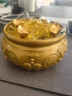 原始匠工聚寶盆擺件實(shí)心黃銅財(cái)神擺件開業(yè)禮物辦公室擺件直徑13cm 曬單實(shí)拍圖
