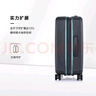 新秀麗（Samsonite）行李箱25英寸拉鏈框架箱大容量可擴容旅行箱包QX2黑色密碼箱 曬單實(shí)拍圖