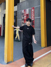 STA春夏潮牌基礎(chǔ)款小logo印花多色短袖t恤男夏季純棉情侶百搭體恤衫 黑色 XL 曬單實(shí)拍圖