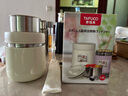 泰福高（TAFUCO） 保溫飯盒316不銹鋼餐盒學生上班族飯盒保溫飯桶可燜燒便攜便當盒 【帶包+餐具】T0272杏色 1000ml 曬單實拍圖