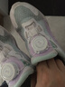 特步（XTEP）兒童童鞋女童小童網(wǎng)革拼接旋轉(zhuǎn)扣跑鞋 淡紫色/經(jīng)典白 32 曬單實(shí)拍圖