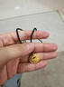 展緣足金包銀999拉布布項(xiàng)鏈吊墜可愛(ài)卡通公仔七夕情人節(jié)禮物送女朋友 拉布布項(xiàng)鏈約12克 包金1克 曬單實(shí)拍圖