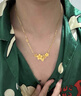 晴夫人老鳳凰黃金三生花項(xiàng)鏈足金999時(shí)尚婚嫁結(jié)婚系繁花似情人節(jié)禮物女 足金項(xiàng)鏈約8.15克 曬單實(shí)拍圖