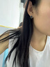 氣質(zhì)名媛黑色鋯石三角耳釘女個(gè)性高級(jí)感2025新款爆款輕奢小眾耳飾 黑色三角形耳釘 925銀針 曬單實(shí)拍圖