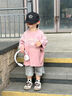 G.DUCKKIDS2025新款夏薄透氣速干五分褲中大童男孩女孩寬松短褲子沙灘褲 灰色 100 cm 曬單實拍圖