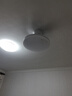 美的（Midea）風(fēng)扇燈餐廳吊扇燈led臥室燈隱形扇葉遙控三防燈具熟睡風(fēng)包安裝 曬單實(shí)拍圖