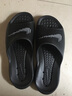 耐克男子舒適拖鞋夏季室內一字拖抓地NIKE VICTORI ONE CZ5478 001黑/白色/黑 42.5 曬單實(shí)拍圖