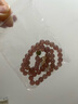 AJIDOU阿吉豆手鏈七夕禮物 石英巖玉串珠平安扣吊墜疊戴手鏈送女友 老婆 粉色+白色 36cm 曬單實拍圖