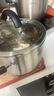 順達(dá)（SND）特高鍋煮粥鍋304不銹鋼復(fù)底加厚湯鍋煲湯鍋加高鍋電磁爐燃?xì)馔ㄓ?高度 14cm/直徑 20cm 4L 曬單實(shí)拍圖