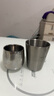 雙立人（ZWILLING）德國咖啡杯飲料茶水杯加厚不銹鋼奶茶杯雙層茶盞杯子全新尾貨 奶茶杯150ml【2個(gè)】約126.03G 曬單實(shí)拍圖
