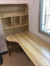 斯麗凱書(shū)桌書(shū)架一體桌書(shū)柜組合拐角實(shí)木質(zhì)轉角學(xué)生學(xué)習桌寫(xiě)字桌l型電腦 淺胡桃長(cháng)140【帶貨入戶(hù) 曬單實(shí)拍圖