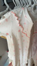 顆粒熊（KELIXIONG）嬰兒衣服秋季長袖連體衣粉色女寶寶套頭單排扣純棉春秋寶寶衣服 小檸檬粉 90cm 曬單實(shí)拍圖