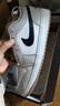 耐克（NIKE）Jordan官方耐克喬丹AJ1板鞋男子運動鞋秋季低幫緩震輕便553558 146白/深藏青/淺灰/橡皮中褐 42.5 曬單實拍圖
