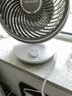 夏普（SHARP)日本小風(fēng)鈴空氣循環(huán)扇電風(fēng)扇家用小型風(fēng)扇桌面臺式靜輕音99檔風(fēng)速抑菌大風(fēng)量一級能效 機械款【3檔風(fēng)速/抗菌扇葉】 曬單實拍圖