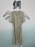 衣典零一（LEDIALYI）重磅真絲連衣裙女夏季2025新款時(shí)尚品牌桑蠶絲中長(zhǎng)款短袖裙子夏天 夏日綠 L 曬單實(shí)拍圖