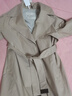 MaxMara 2025春夏女裝廓形長袍式風(fēng)衣9021105406 沙色 40 曬單實拍圖