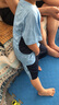 ASK JUNIOR男童兒童運動套裝2025夏季吸濕速干嬰幼短袖短褲 藍(lán)色  120  曬單實拍圖