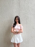俞兆林花苞半身裙女夏季2025新款修身顯瘦顯高a字短裙防走光褶皺蓬蓬裙 白色 【遮胯顯瘦顯高】 M 【推薦96-110斤】 曬單實(shí)拍圖