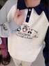 FSHE衛(wèi)衣女秋冬2025年春秋新款加絨時(shí)尚韓版套頭女士衛(wèi)衣秋季女裝 灰色 M 100身高90-100C 曬單實(shí)拍圖
