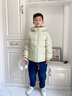 雪中飛兒童羽絨服2025新款女童簡(jiǎn)約面包服男童加厚洋氣保暖冬季羽絨外套 嫩綠色 130 曬單實(shí)拍圖