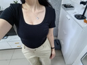 DOSFA女士文胸美背防滑可拆肩帶抹胸內(nèi)衣女5A抗菌夏季1/2薄杯文胸罩 曬單實(shí)拍圖