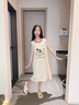 童話酷酷女童睡裙莫代爾薄款夏季兒童睡衣裙女孩寶寶2025新款中大童家居服 258079莫代爾奔跑狗 150 曬單實(shí)拍圖