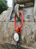 力虎王鏈條吊索具G80錳鋼吊鉤吊環(huán)鐵鏈吊鏈掛鏈行車(chē)吊車(chē)掛鉤起重吊具 2T-2腿【總長(cháng)2米】 羊角鋼管吊鉤 曬單實(shí)拍圖