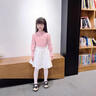 班尼路童裝女童裙子夏季兒童半身裙2025年新款洋氣學(xué)院風(fēng)短裙JK百褶裙 淺粉 BNL粉心兔寶寶QS 110 曬單實(shí)拍圖