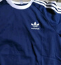 阿迪達(dá)斯 （adidas）三葉草 男子3-STRIPES TEE運動 短袖上衣IA4850 A/M碼 曬單實拍圖