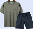 曦雁夏季體能服套裝男學(xué)生軍訓(xùn)短袖速干T恤體訓(xùn)服戶外運動上衣短褲 曬單實拍圖