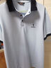 比音勒芬高爾夫【冷感科技面料】春男時(shí)尚休閑個(gè)性翻領(lǐng)短袖POLO衫 15淺藍色 L 曬單實(shí)拍圖