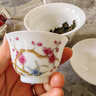 末都景德鎮手繪粉彩茶杯主人杯單個(gè)陶瓷功夫茶具品茗杯小號花神梅花杯 清梅疏影（品茗杯）禮盒裝 曬單實(shí)拍圖
