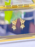 中國(guó)黃金China Gold星星黃金耳釘女18k金耳飾首飾生日禮物女送女友老婆媽媽結(jié)婚紀(jì)念 18k金星星耳釘+證書(shū)禮盒 曬單實(shí)拍圖
