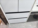 美的（Midea）M60系列520純平全嵌法式多門(mén)四開(kāi)門(mén)家用冰箱超薄雙系統(tǒng)雙循環(huán)大容量國(guó)家補(bǔ)貼BCD-520WUFPZM(E)白 曬單實(shí)拍圖