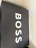 BOSS博斯【禮物】男士壓印徽標側拉鏈皮革半靴 001-黑色 41 (7) 曬單實(shí)拍圖