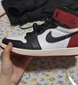 Jordan七夕禮物 黑腳趾 消失的飛翼AJ1 HIGH OG男運動(dòng)鞋DZ5485-106 44 曬單實(shí)拍圖