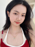 京蔻迪天.然綠松石色吊墜項鏈女士夏天配飾輕奢小眾高感2025新款鎖骨鏈 長約45+5cm 曬單實拍圖