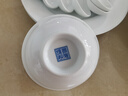 景德鎮(zhèn)（jdz）陶瓷餐具整套家用中式純色無(wú)鉛碗盤餐具喬遷禮物實(shí)用高檔送人流霜 曬單實(shí)拍圖