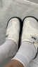 FILA 斐樂官方女鞋SMILA摩登拖鞋2025夏季新款元?dú)馔闲蓍e勃肯鞋 豆腐白-TF 40 曬單實(shí)拍圖