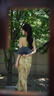 允橘旗袍高級(jí)感2025新中式連衣裙裙子女夏季新款顯瘦國(guó)風(fēng)改良版長(zhǎng)裙 翡翠綠琉璃扣蕾絲連衣裙 M 建議90-100斤 曬單實(shí)拍圖