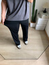 NASAWASSUP美式高街cleanfit廓形微喇西褲黑色休閑褲子夏季男女vibe褲子 黑色XK00-YZXS XL 【建議120斤-140斤】 曬單實(shí)拍圖